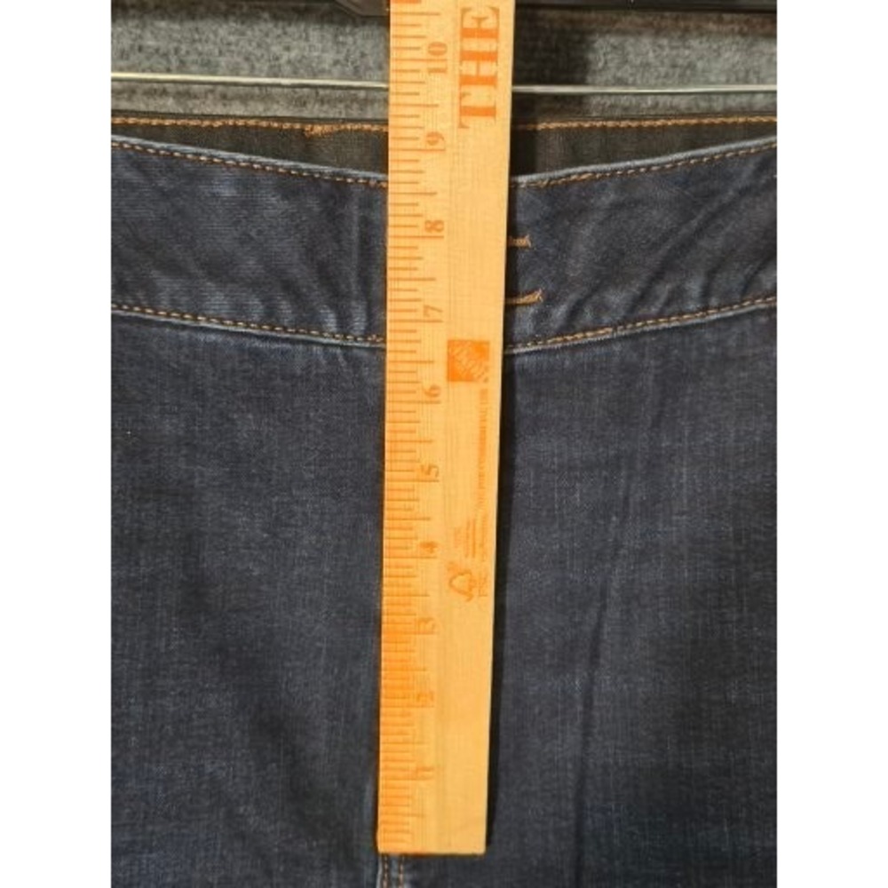 Lane Bryant Straight Tighter Tummy Technology Denim Jeans Dark Wash Sz 26 R Plus - Picture 6 of 10
